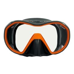 Apeks VX1 Gri Silikon/Turuncu Çerçeve Pure Lens Dalış Maskesi