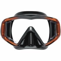 Crystal Vu Siyah Silikon Bronz Maske