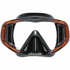 Crystal Vu Siyah Silikon Bronz Maske
