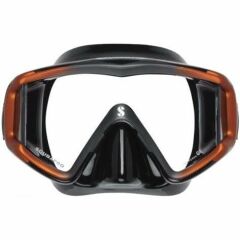 Crystal Vu Siyah Silikon Bronz Maske