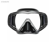 Crystal Vu Siyah Silikon Gri Maske