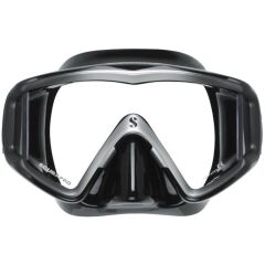 Crystal Vu Siyah Silikon Gri Maske