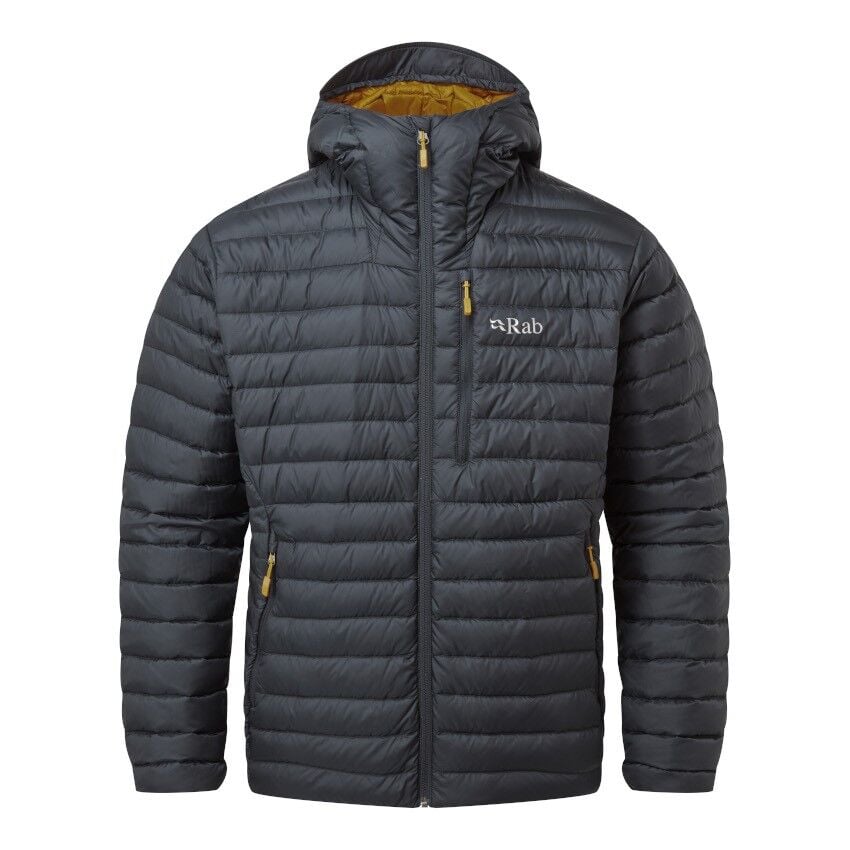 Rab Mi̇croli̇ght Alpi̇ne Kaz Tüyü Ceket Si̇yah Renk