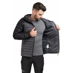 Rab Mi̇croli̇ght Alpi̇ne Kaz Tüyü Ceket Si̇yah/gri̇ Renk