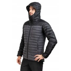 Rab Mi̇croli̇ght Alpi̇ne Kaz Tüyü Ceket Si̇yah/gri̇ Renk