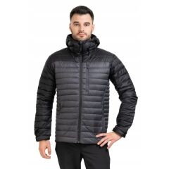 Rab Mi̇croli̇ght Alpi̇ne Kaz Tüyü Ceket Si̇yah/gri̇ Renk