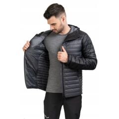 Rab Mi̇croli̇ght Alpi̇ne Kaz Tüyü Ceket Si̇yah/gri̇ Renk