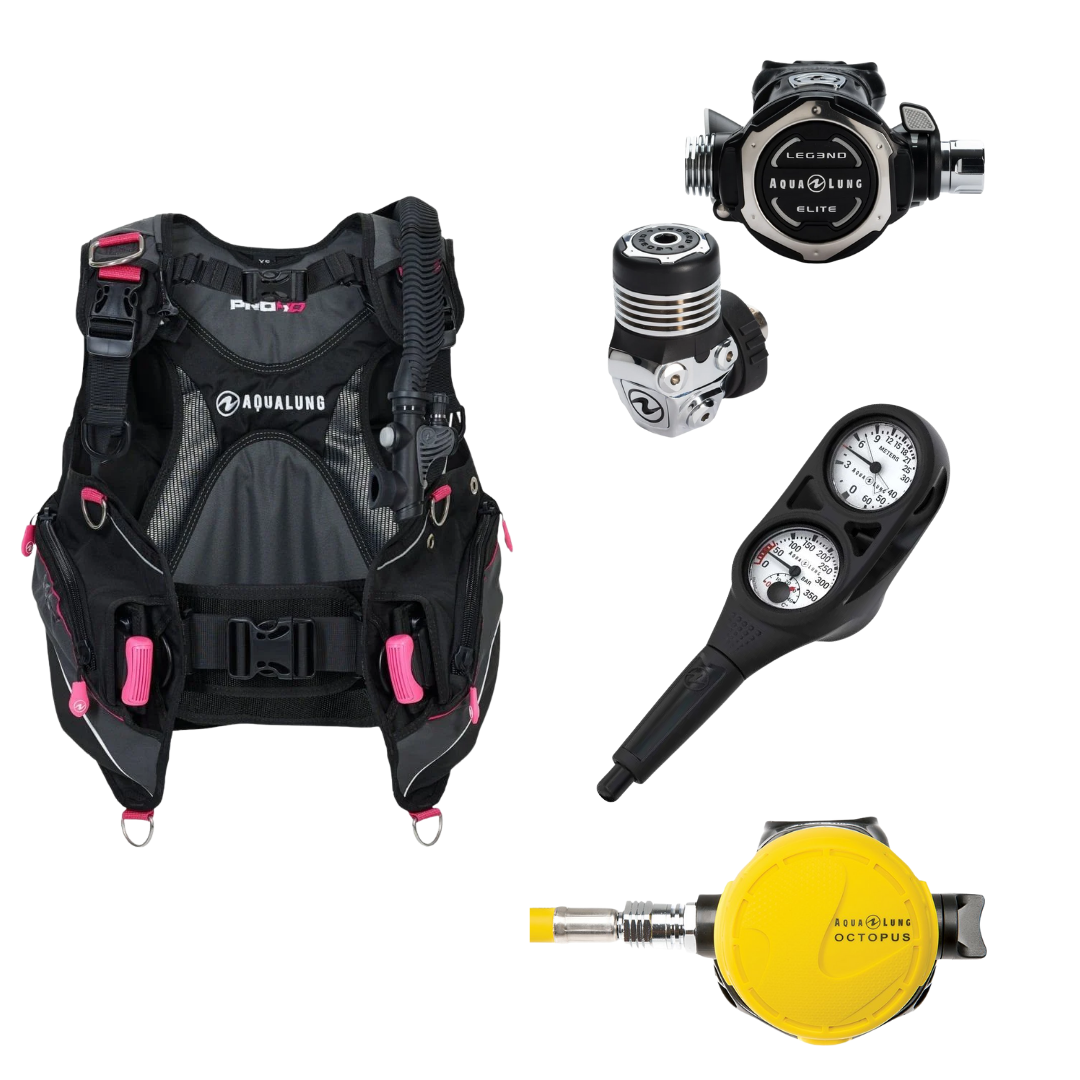 Aqualung Kadın Legend Elite Regülatör Seti
