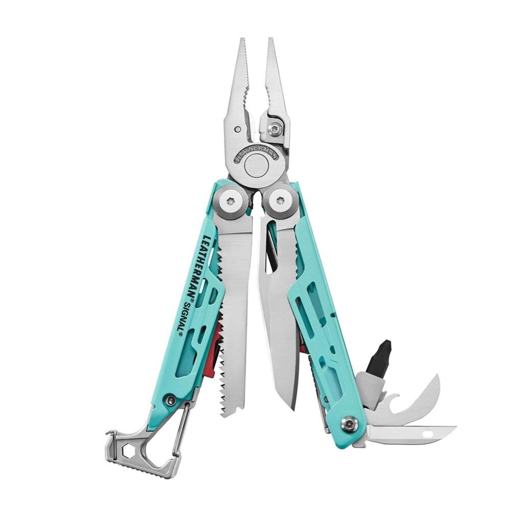 Leatherman Si̇gnal Aqua Si̇lver Çok Amaçli Multi̇ Tool